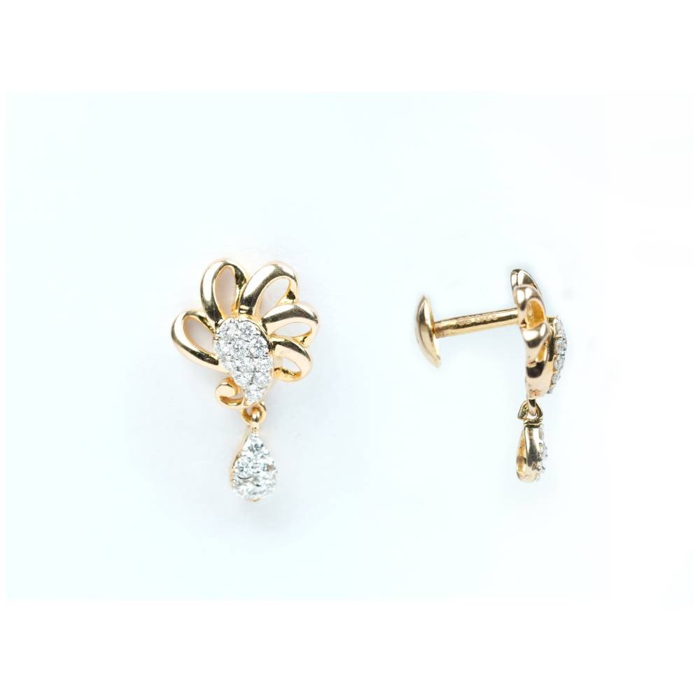 Crystal Dewdrop Bloom Earrings