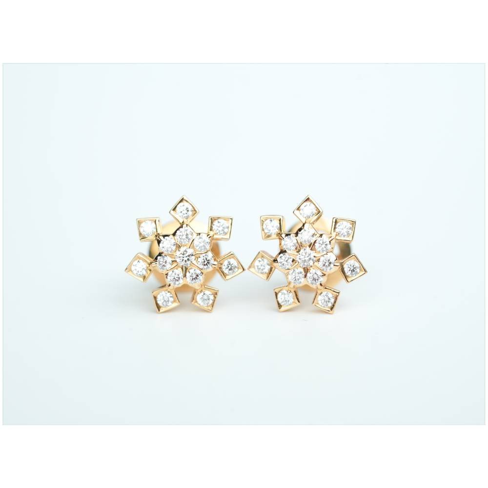 Prismatic Petal Sparkle Earrings