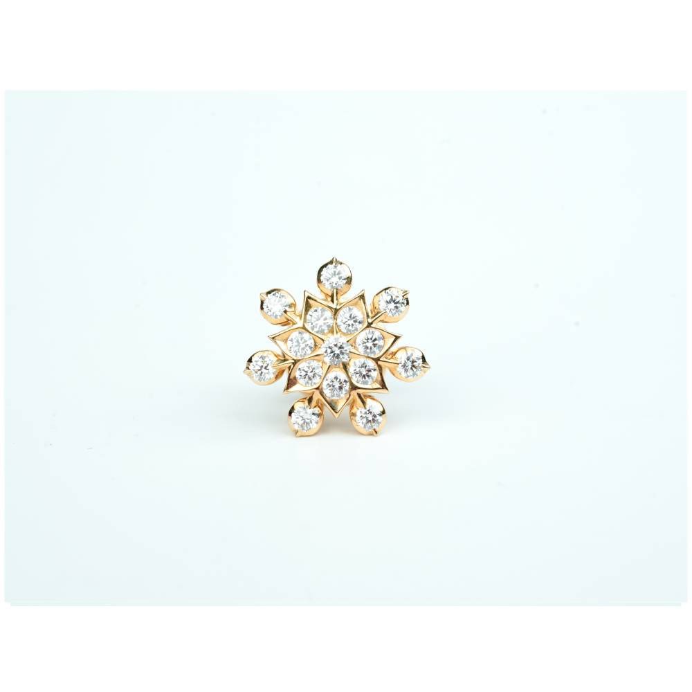 TwinklePetal Cluster Earrings