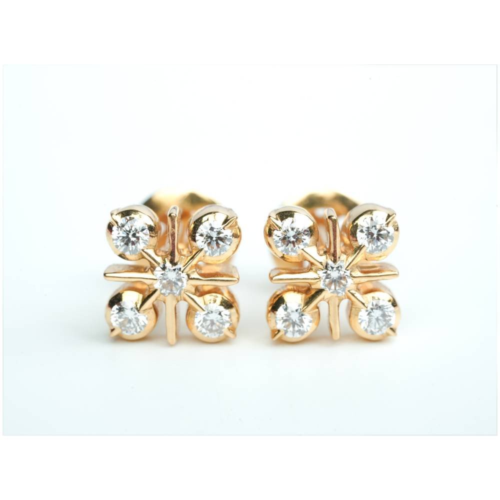 Petite Sparkle Cluster Earrings