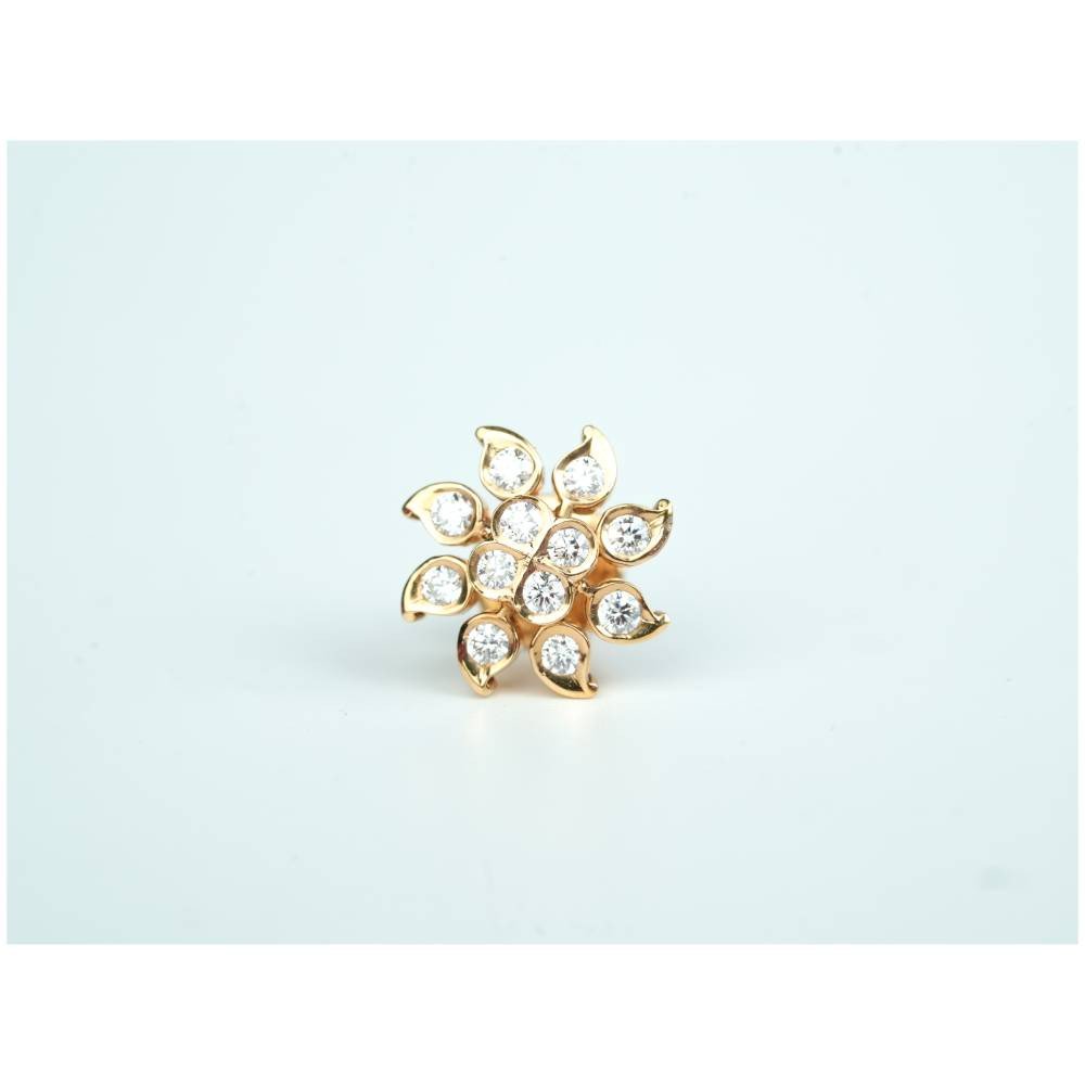 Luxe DewDrop Floral Earrings
