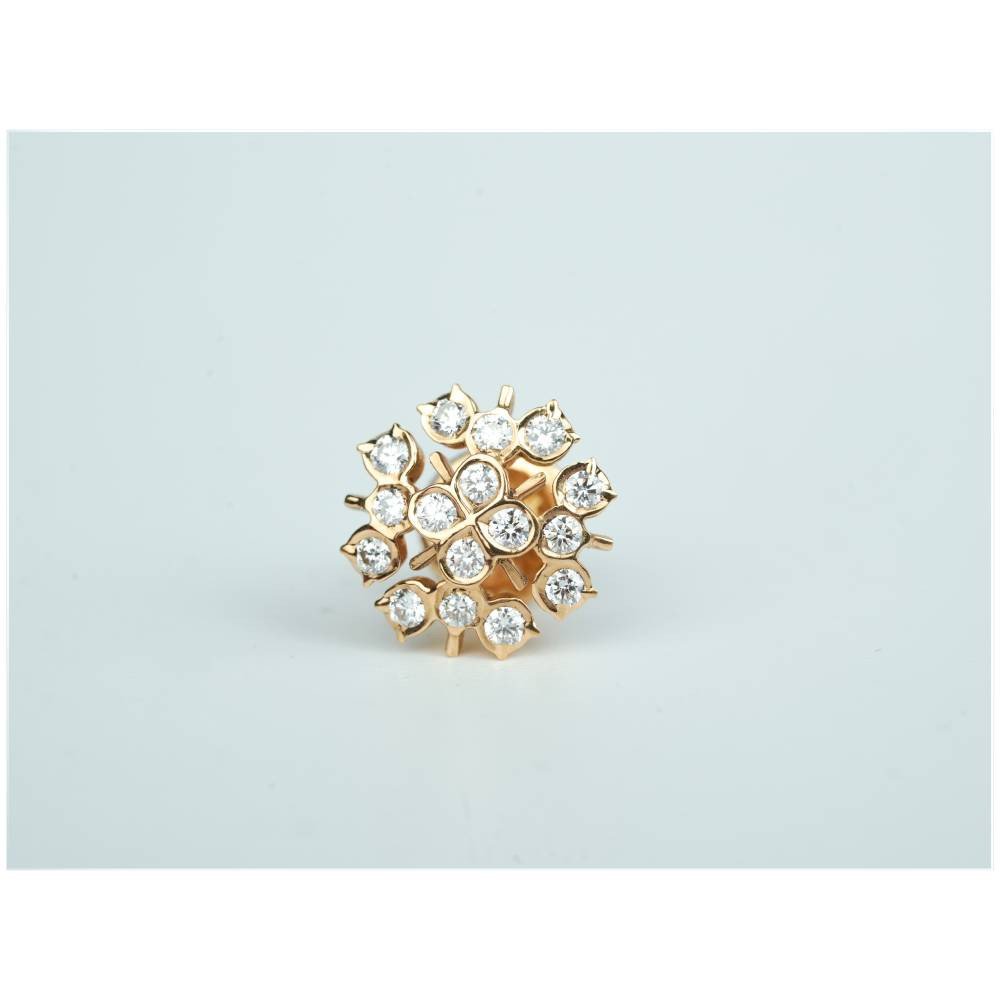 FloraNova Premium Cluster Earrings