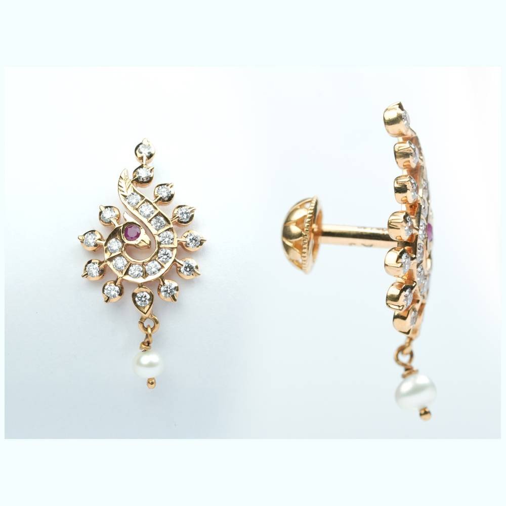 Pearl Drop Blossom Earrings