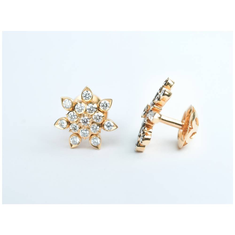 Floral CrownSpark Earrings