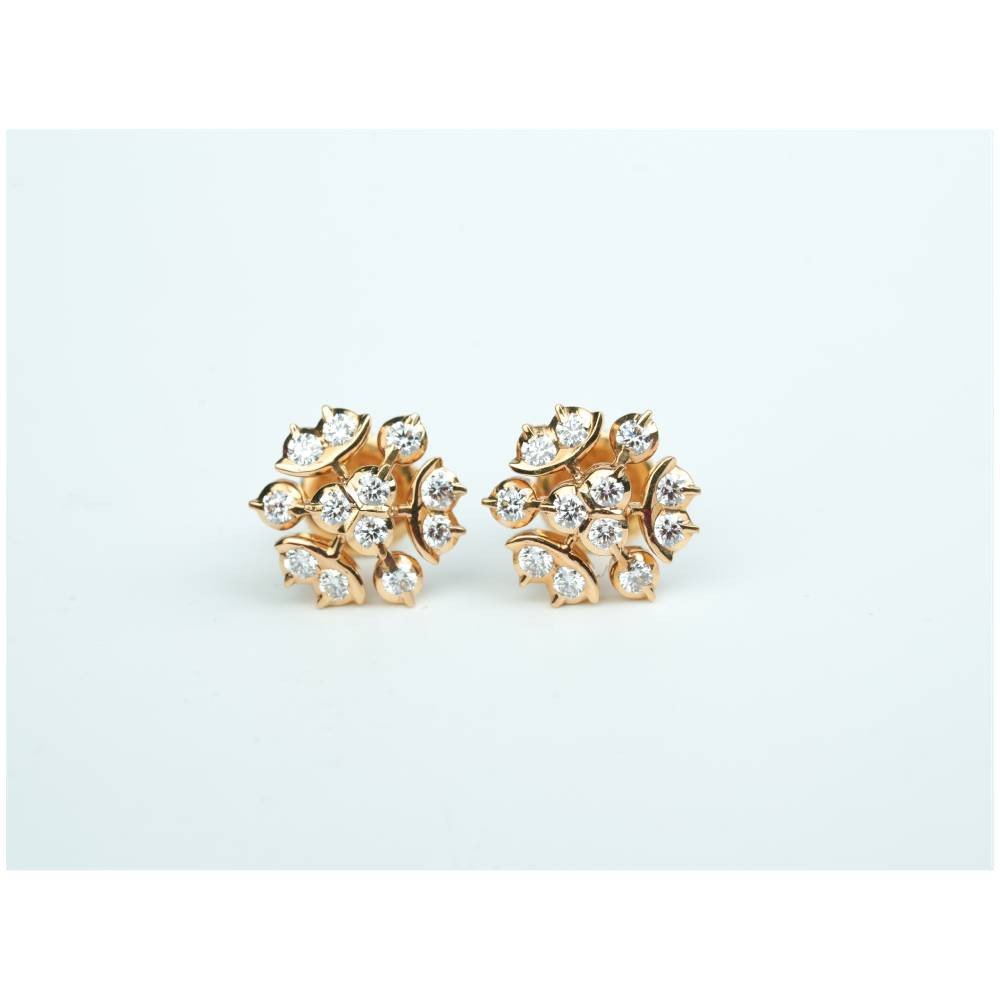 Crystal PetalWhirl Earrings