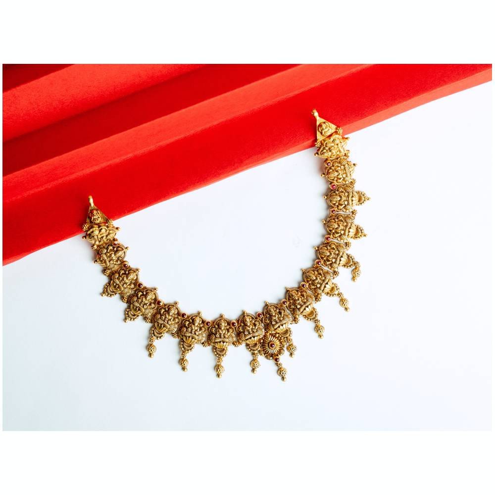 Antique Lakshmi Temple Choker Necklace