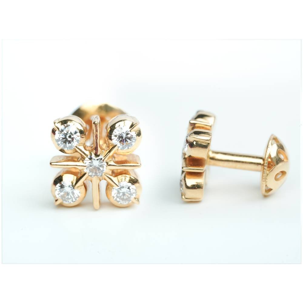 Petite Sparkle Cluster Earrings