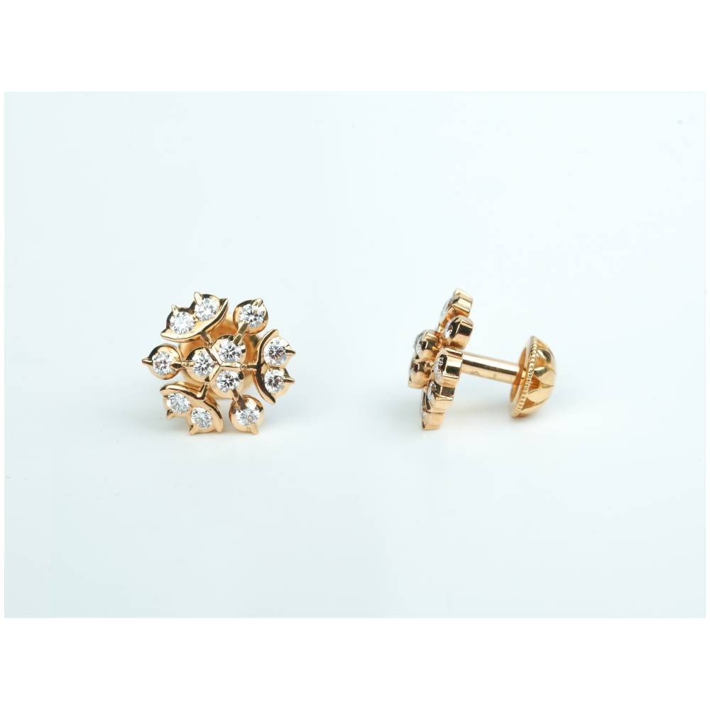 Crystal PetalWhirl Earrings